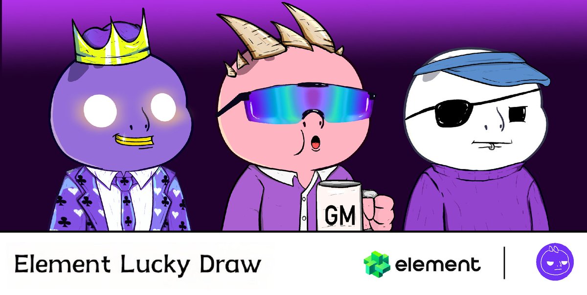 Element NFT Marketplace (@element_market) on Twitter photo π Element Lucky Drawπ
Weβre excited to announce our next #Giveaway event! Together with Shellies <a href="/Shellies_NFTs/">Shellies</a> , we are giving away 300 OG Free Mint and 300 WL spots! πβ¨
π Time: Aug 12 β Aug 15, 5PM HKT
π Link: element.market/launchpad/evenβ¦
π― Allocation:
β’ 150 OG + 300 WL π Element Lucky Drawπ
Weβre excited to announce our next #Giveaway event! Together with Shellies <a href="/Shellies_NFTs/">Shellies</a> , we are giving away 300 OG Free Mint and 300 WL spots! πβ¨
π Time: Aug 12 β Aug 15, 5PM HKT
π Link: element.market/launchpad/evenβ¦
π― Allocation:
β’ 150 OG + 300 WL