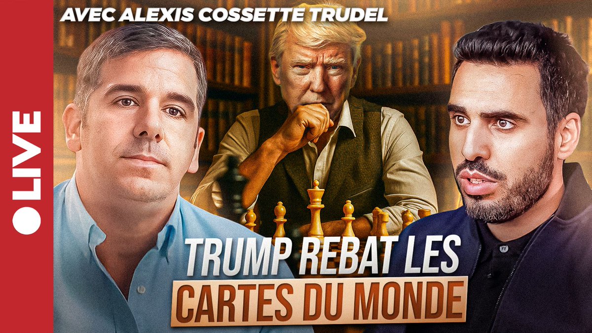 Idriss J. Aberkane Ph.D x3 (@idrissaberkane) on Twitter photo Il est extrêmement occupé, et il nous accorde une longue interview au saut du lit heure de Montréal! j'ai l'honneur d'accueillir l'excellent <a href="/Alexis_Cossette/">Radio-Québec™</a> aujourd'hui en direct à 14h!
youtube.com/live/QakzrpoY-… Il est extrêmement occupé, et il nous accorde une longue interview au saut du lit heure de Montréal! j'ai l'honneur d'accueillir l'excellent <a href="/Alexis_Cossette/">Radio-Québec™</a> aujourd'hui en direct à 14h!
youtube.com/live/QakzrpoY-…