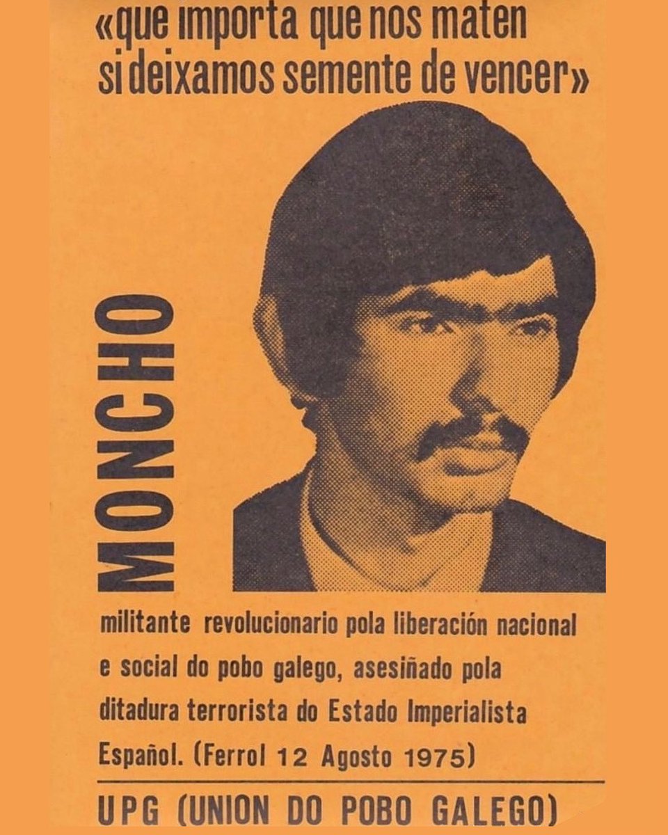 Moncho Reboiras, símbolo da Galiza que loita. 
#MonchoReboirasVive