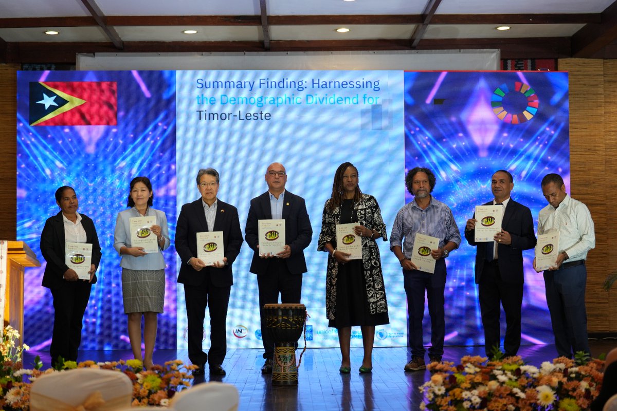 “Our #youth are a national asset and a window of opportunity,” says Timor-Leste’s Minister of Youth. The  #DemographicDividend Report calls for strategic investments to turn the youth bulge into a driver of economic growth and sustainable development. #youthday2025