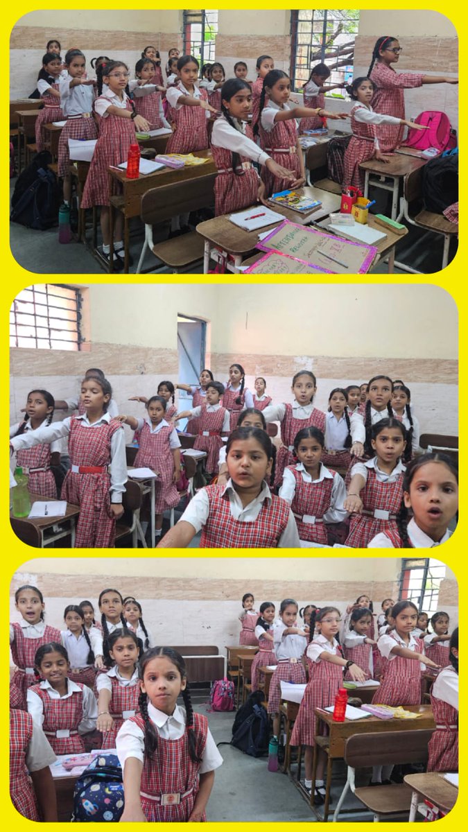 rskv_s's tweet photo. Students of Sharda Sen RSKV, Block-20, Trilok Puri, Delhi-91, took a heartfelt pledge to keep their surroundings clean and green 🌱✨. Small steps today for a healthier tomorrow! #CleanlinessPledge #GreenFuture https://t.co/DfYaX1ENv4