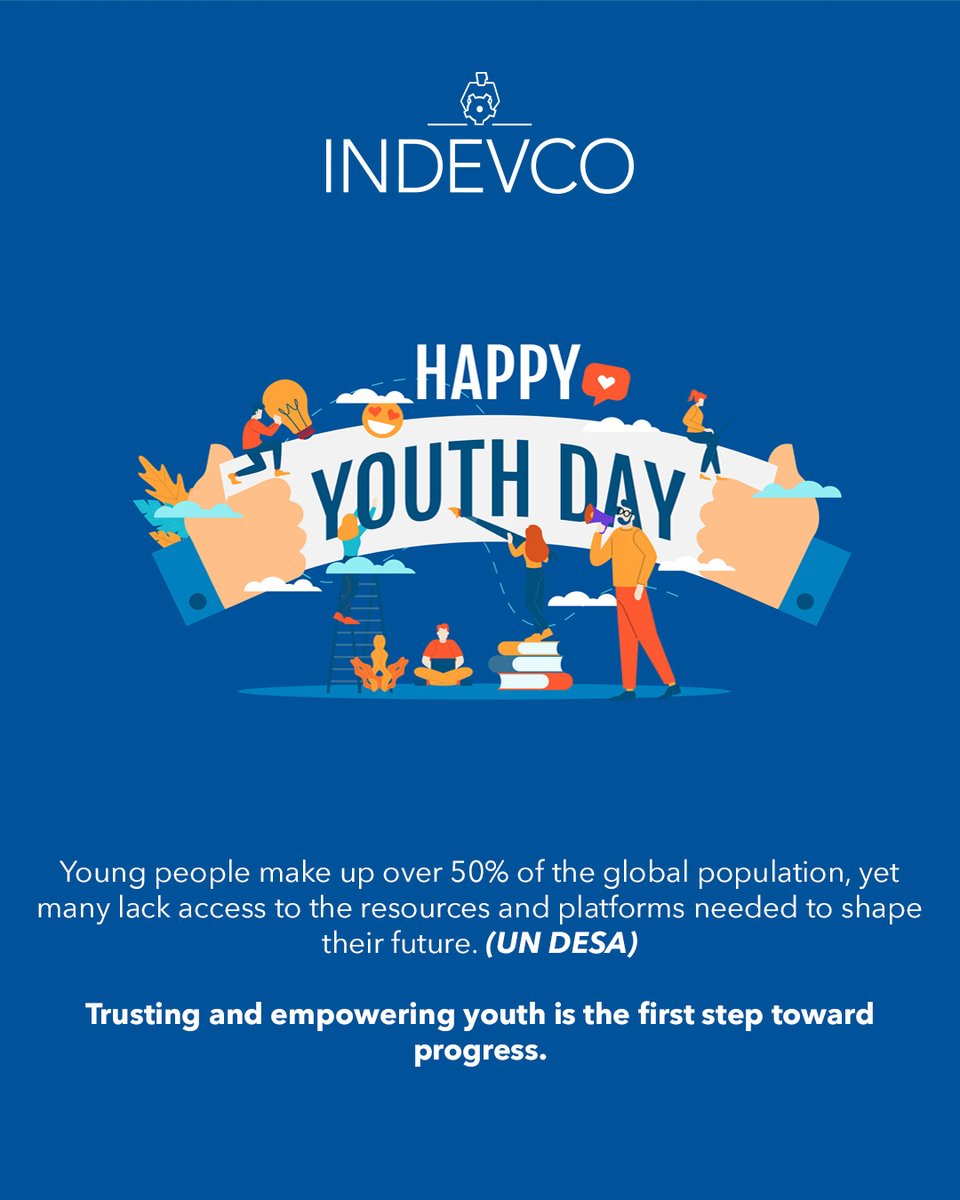 At INDEVCO, we provide youth with internships, skill-building opportunities, and the resources and support needed to unlock their full potential and shape a brighter tomorrow. This #InternationalYouthDay, let’s build a generation ready to lead and innovate.
#INDEVCOSustainability
