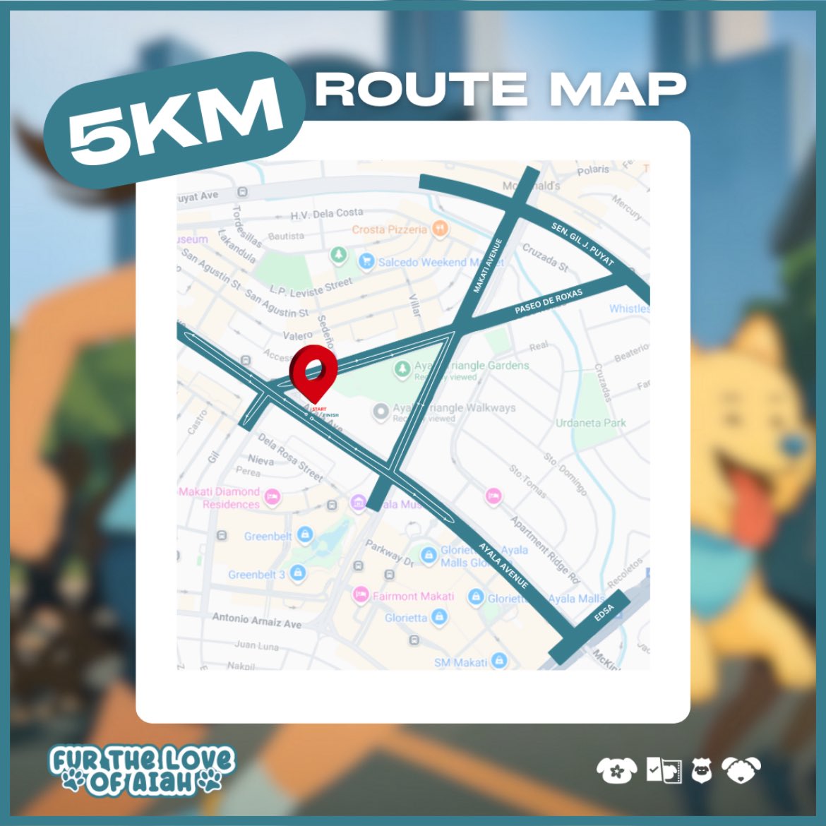 BINI AIAH OFC (@biniaiahofc) on Twitter photo To our PAWsome Runners!
Get ready for an exciting adventure as we dash through these pulse-racing paths! ๐๐ปโโ๏ธ๐พ
FUR The Love Of Aiah: Community Run ROUTE MAPS for 1KM, 3KM, and 5KM are now available to view ๐บ๏ธ kindly check out the attached photos.
See you soon!
#FURtheLoveOfAiah To our PAWsome Runners!
Get ready for an exciting adventure as we dash through these pulse-racing paths! ๐๐ปโโ๏ธ๐พ
FUR The Love Of Aiah: Community Run ROUTE MAPS for 1KM, 3KM, and 5KM are now available to view ๐บ๏ธ kindly check out the attached photos.
See you soon!
#FURtheLoveOfAiah