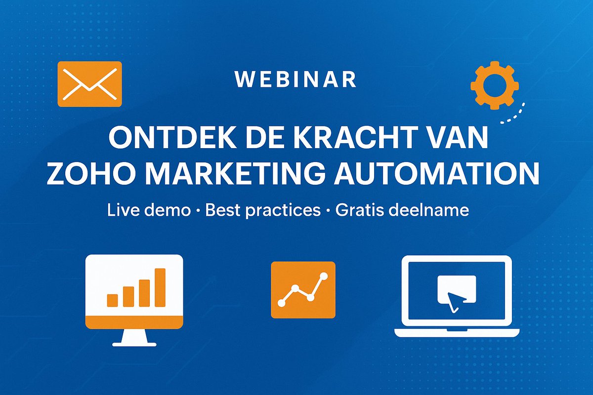 CloudAdvies's tweet photo. Marketing is een essentieel onderdeel in de moderne bedrijfsvoering. Ontdek de kracht van MarketingAutomation tijdens ons webinar van morgenochtend. https://t.co/MtPkWcllHK https://t.co/JBY5Jw6iVe