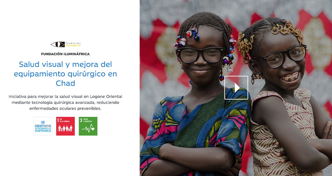 💙 Fundación Ilumináfrica recibe 100.000 € de los fondos solidarios de Ibercaja para mejorar la salud visual en el Chad con tecnología quirúrgica avanzada. #TuDineroConCorazón

Conoce el proyecto: ibercaja.es/tu-dinero-con-…