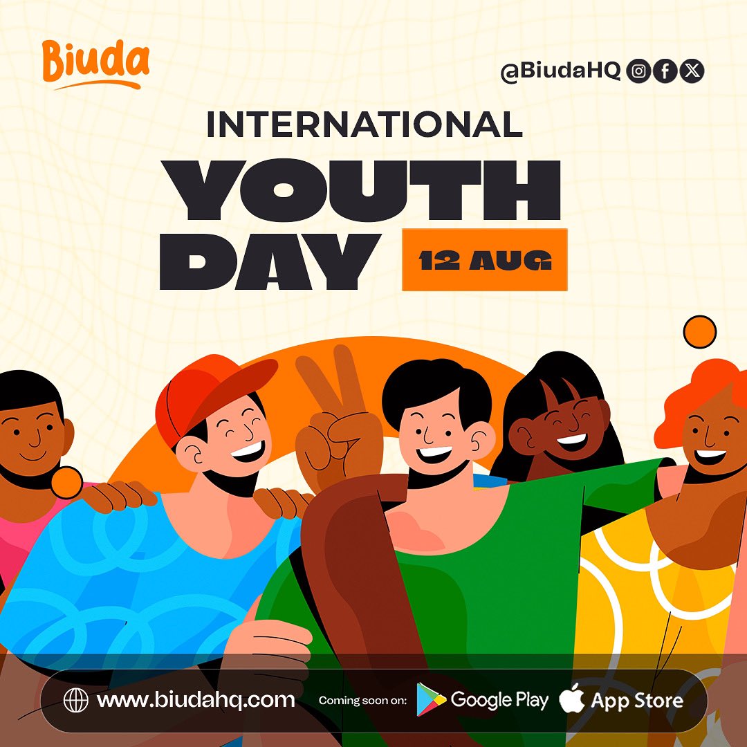 Biudahq's tweet image. 🌍✨ Happy International Youth Day! 🎉
Today we celebrate the creativity, resilience, and limitless potential of young people everywhere. 💡🚀
Keep dreaming, keep building, keep changing the world. 💪

#Biuda #Techthemyoung #Codekids #Learningwithbiuda #Techkids #Learningisfun
