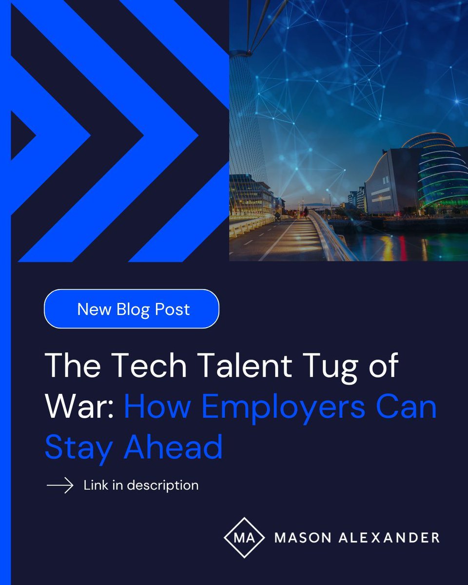 MasonAlexander_'s tweet image. The battle for top tech talent in Ireland isn’t slowing down 🔥

We explore why competition is heating up — and what employers can do to attract and retain top tech professionals in 2025 👉 masonalexander.ie/the-tech-talen…

#TechHiring #IrishTech #TalentStrategy #MasonAlexander