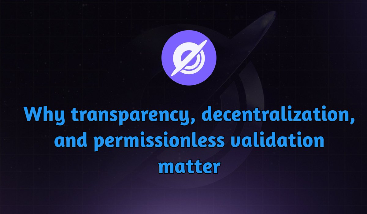 Day5 #CoinList Hero challenge it <a href="/PublicAI_/">PublicAI</a> 👇

Last day of the presale grab some #PublicAI Token to your wallet 👇
coinlist.co/publicai

Now today a thread about Why transparency, decentralization, and permissionless validation matter

Open and On-Chain 👇
Open and On-Chain