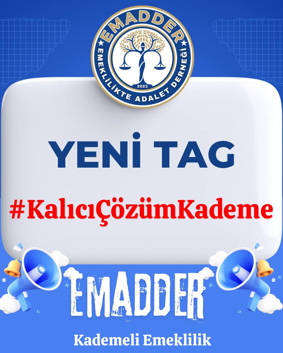 Primimizi ödedik, vergimizi verdik, yıllarımızı bu ülkenin kalkınmasına adadık.
Artık beklemek değil, yaşamak istiyoruz.

📌 #KalıcıÇözümKademe ile gelir.