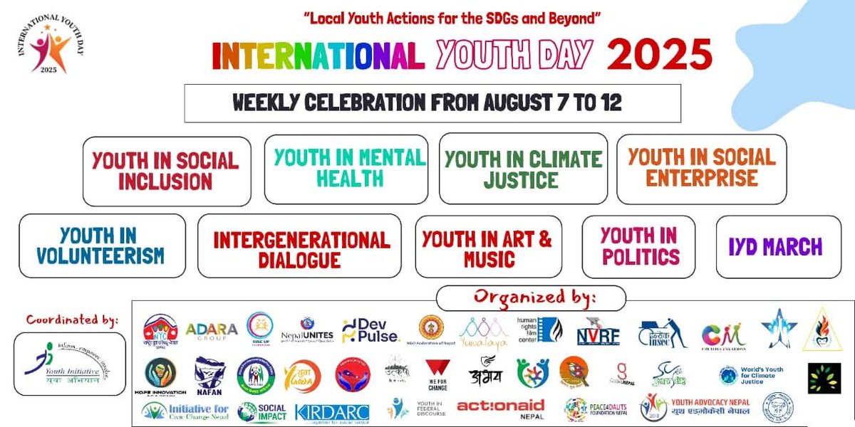 arjunilam's tweet photo. Happy International Youth Day!
I firmly believe that youth are the leaders of both today and tomorrow. https://t.co/a4524iBJMU
