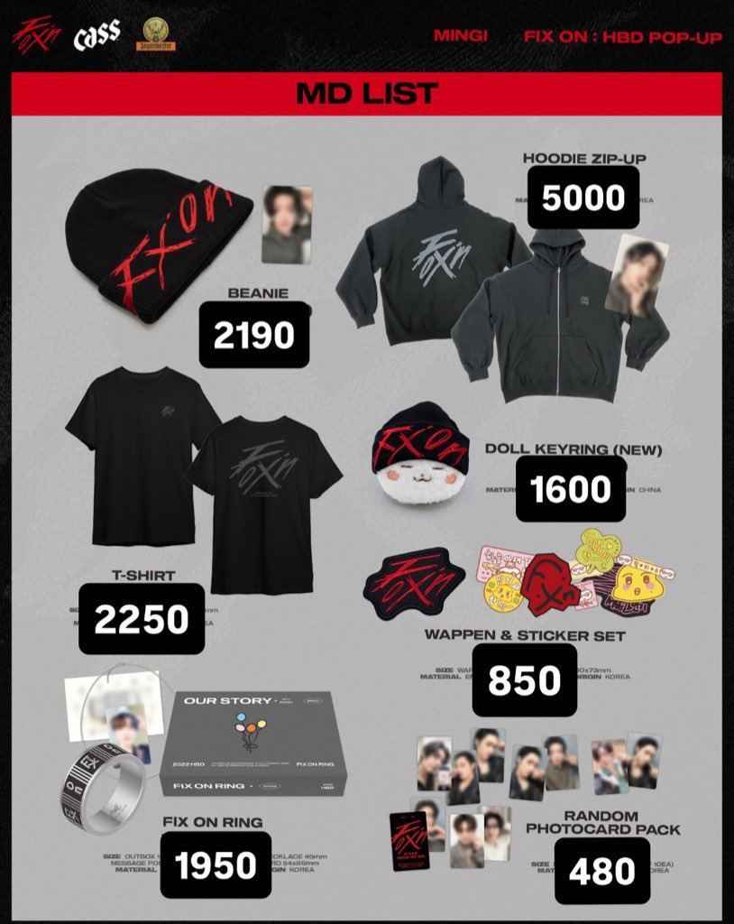 MistKshop's tweet photo. wts lfb ateez ph ww go

MINGI <FIX ON> HBD POP-UP

—• normal eta
—• isf &amp; proxy fee included

*for 3,500 &amp; up worth of products, i’ll give you 1 lucky draw photocard from the pop-up! 🤍

dop: once onhand

reply mine + item/s https://t.co/P7JwtkCbnl