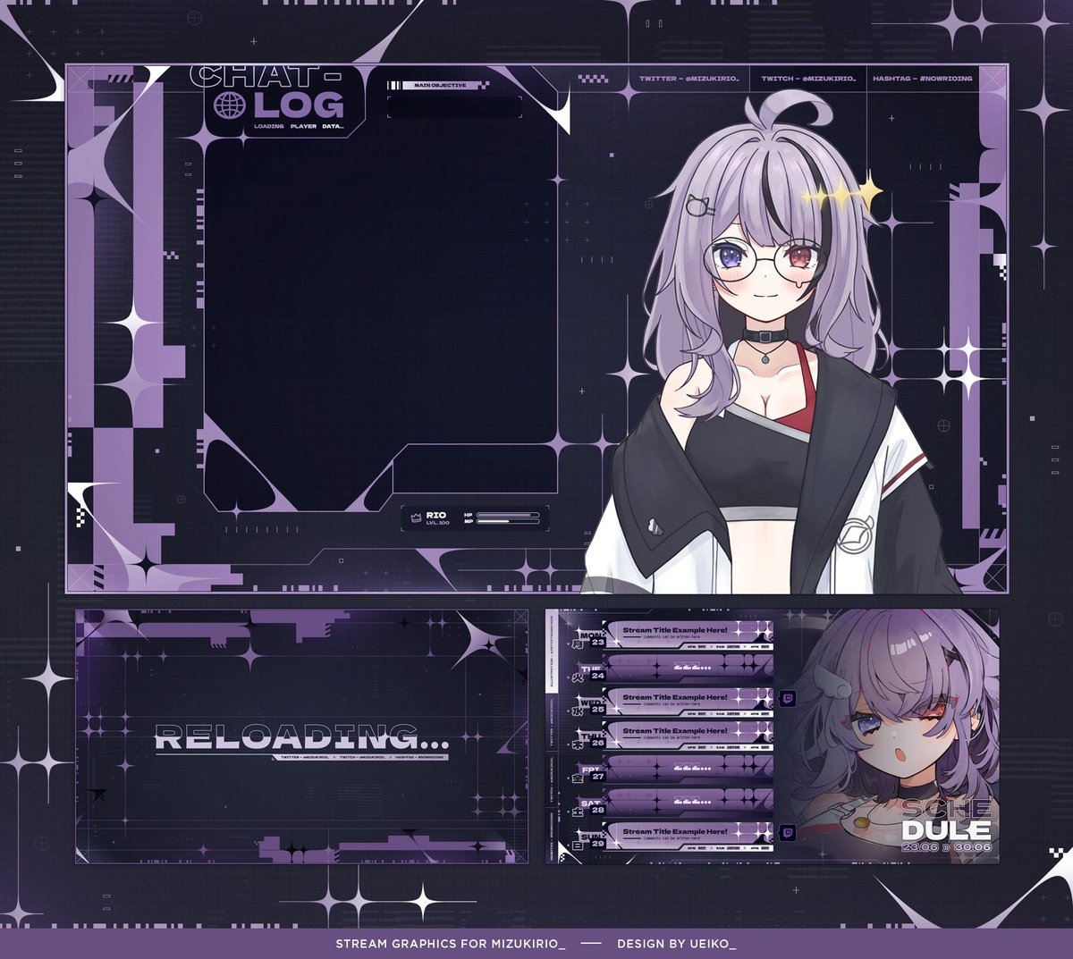 ueiko 🤍 comms open (@ueiko_) on Twitter photo ㅡ stream graphics for <a href="/mizukirio_/">りお / RIO 💫😈 🔜 VeXpo!</a> 💫
congratulations on your 2.0 debut, rio! thank you so much for your patience and for working with me 🤍
#RIO絵DEN #VTuberAssets ㅡ stream graphics for <a href="/mizukirio_/">りお / RIO 💫😈 🔜 VeXpo!</a> 💫
congratulations on your 2.0 debut, rio! thank you so much for your patience and for working with me 🤍
#RIO絵DEN #VTuberAssets