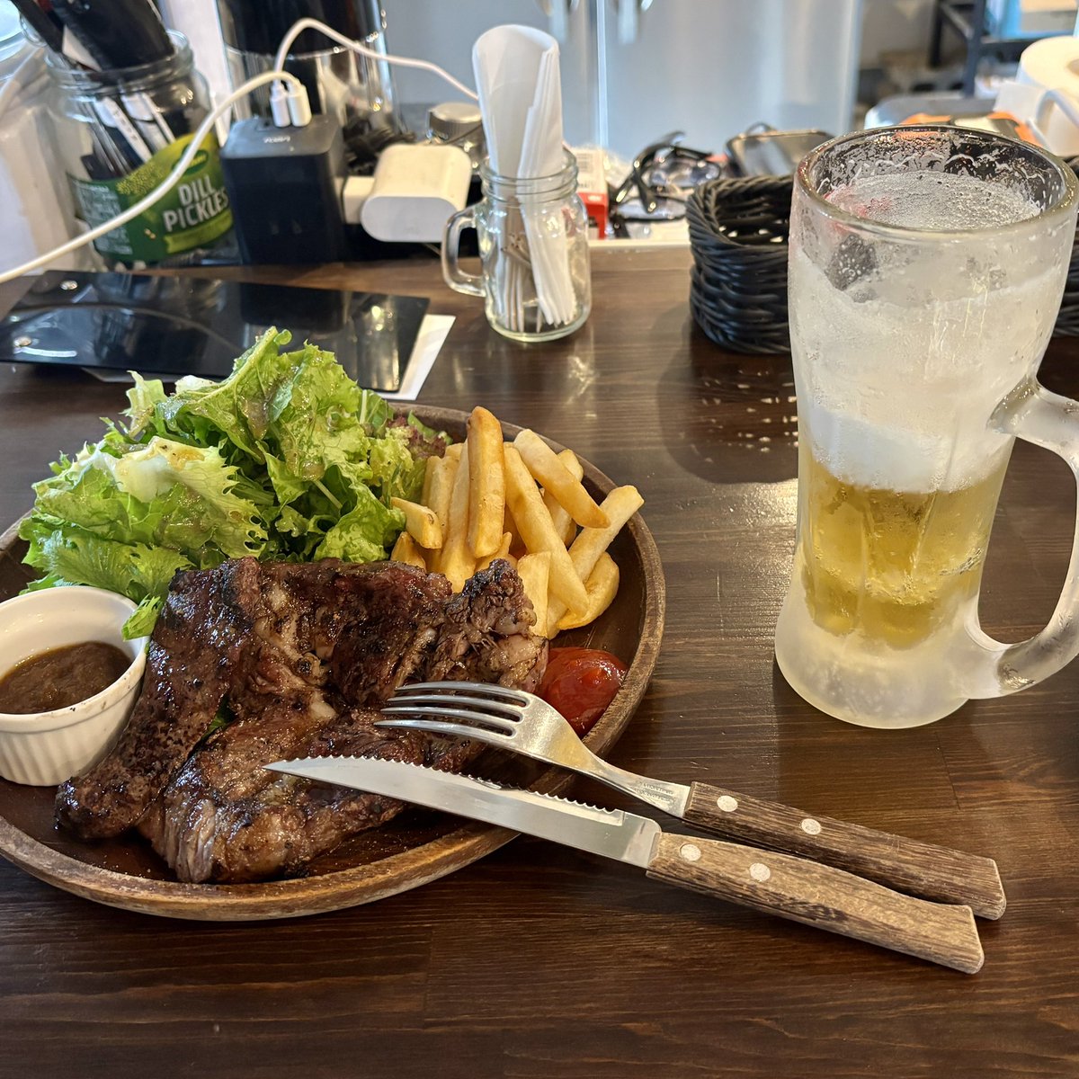 nana_nana_nana3's tweet photo. 夏は肉!
#亀有 #ジャストミート #justmeat #ビーフランチ #ランチ https://t.co/NfjxYT7mEu