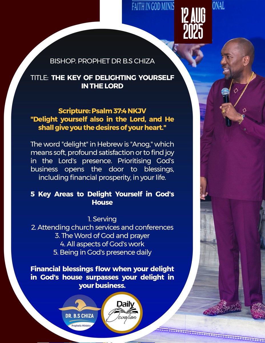 12 August 2025
Morning Devotion