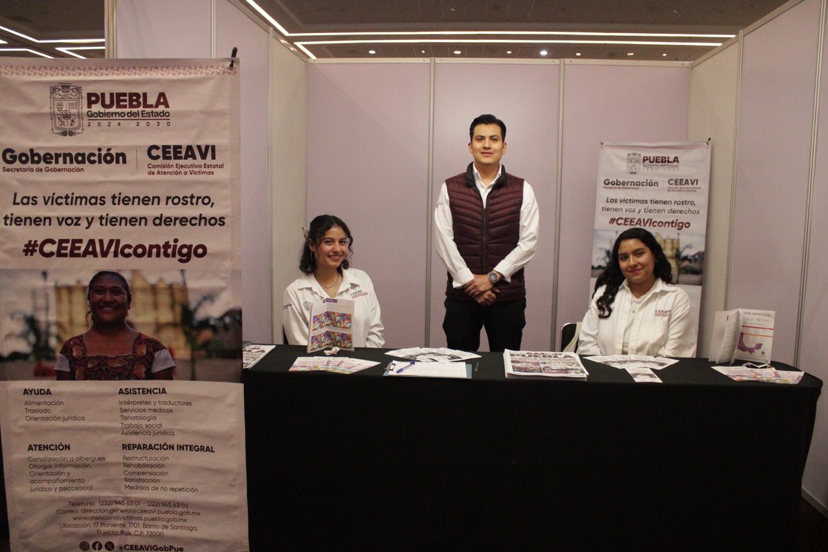 CEEAVIGobPue's tweet photo. #PorAmorAPuebla | La comisión estuvo presente en el evento conmemorativo por el Día Internacional de los Pueblos Indígenas, realizado en el Centro Expositor de Los Fuertes, participando con un stand de información.

Este evento fue encabezado por el @Gob_Puebla y el Instituto Poblano de los Pueblos Indígenas, reafirmando el compromiso de visibilizar y respetar los derechos y cultura de las comunidades indígenas.

Con el liderazgo de nuestra comisionada @LizLizGallegos, seguimos trabajando para garantizar una atención integral, incluyente y respetuosa para todas las víctimas.

#CEEAVIContigo | #AtenciónIntegral | #InclusiónConRespeto