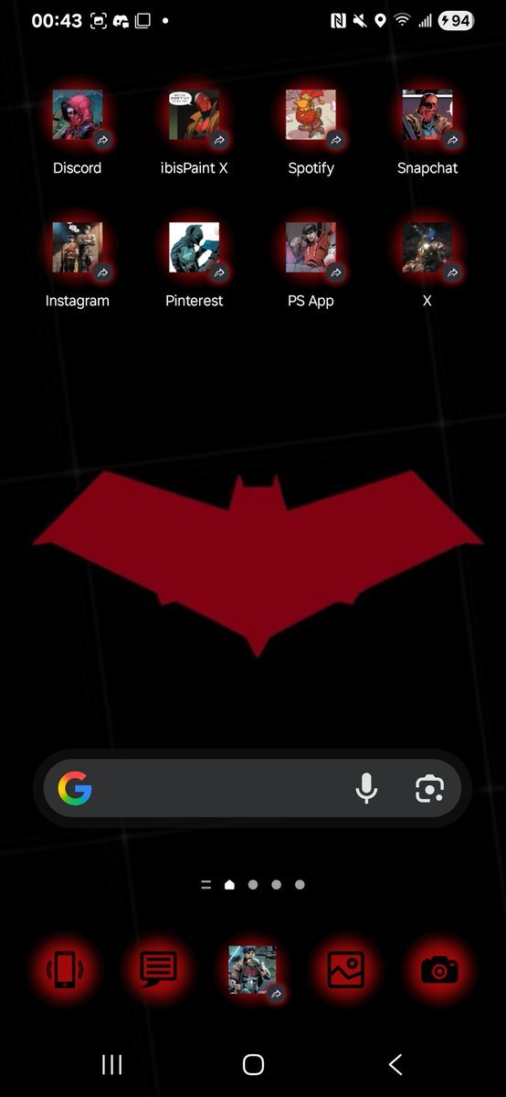 Changed my lock screen and home screen