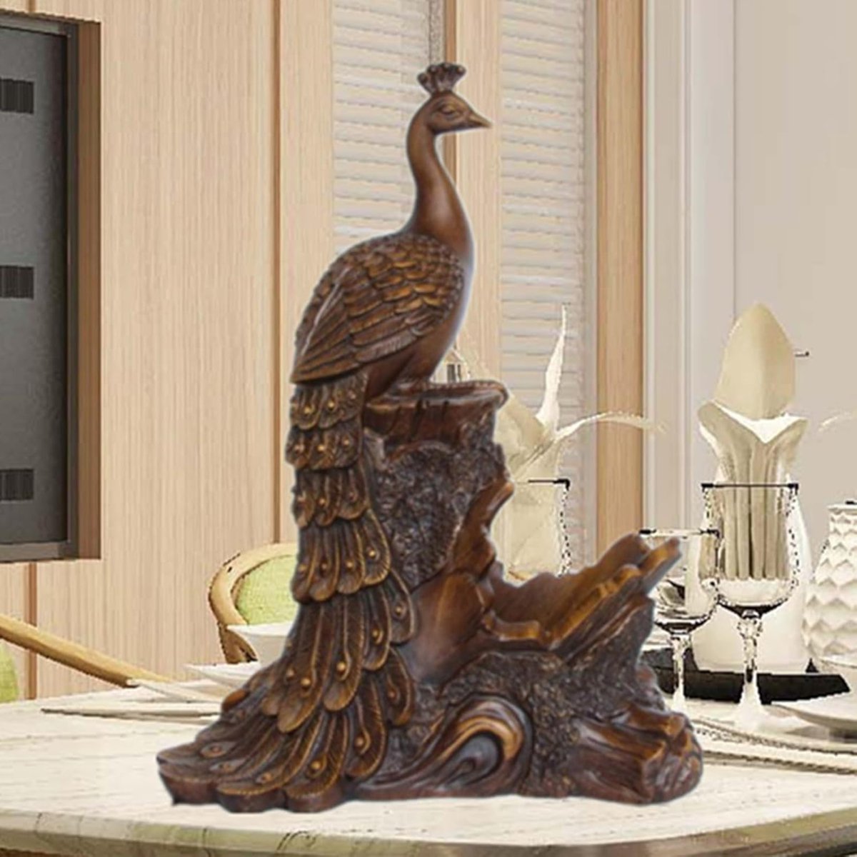 dna_estore's tweet photo. Elegant Peacock Resin Showpiece 🦚✨
Bring grace, beauty, and timeless elegance into your space with this stunning handcrafted peacock sculpture.
🛒 Exclusively available at DNA E-Store: https://t.co/yAONaqMhWx
#DNAeStore #HomeDecor #TableDecor #Showpiece #PeacockArt https://t.co/fs6vzqRwOo