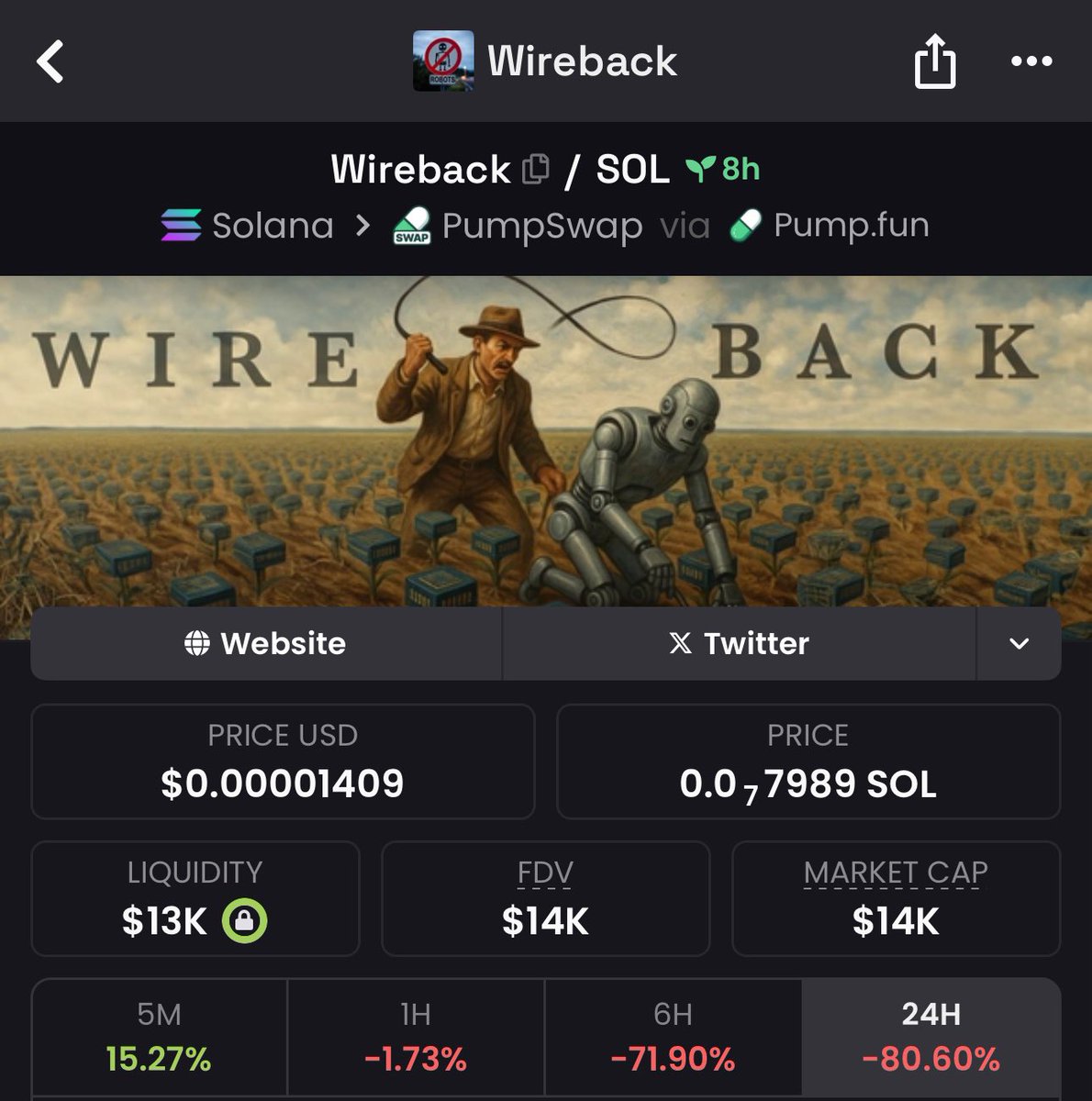 AccExplorer's tweet image. FJGCbsqWdG4Qc62DTh26fMLEPDPb1QJ2uSxpKcPNGWTt

#wireback  #clanker  #wireborn
