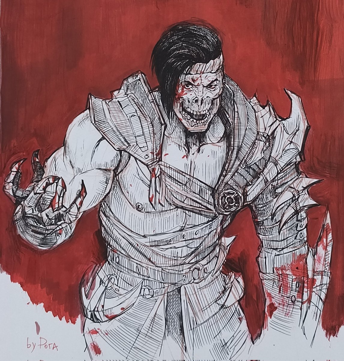 Dora666g's tweet photo. A guy on red
#Havik #traditionalart #art #mortalKombat https://t.co/TIARGEm0XX