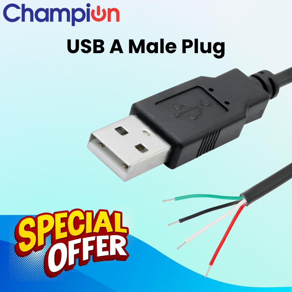 ChampionComps's tweet image. USB A Male Plug – Special Offer Inside!
Click to buy now - championindia.com
#USBAMalePlug #USBConnector #USBPlug #DataTransfer #CableConnector #TechAccessories #TechEssentials #USB #GadgetNeeds #ElectronicsDeal #SpecialOffer #TechSale #CableConnection