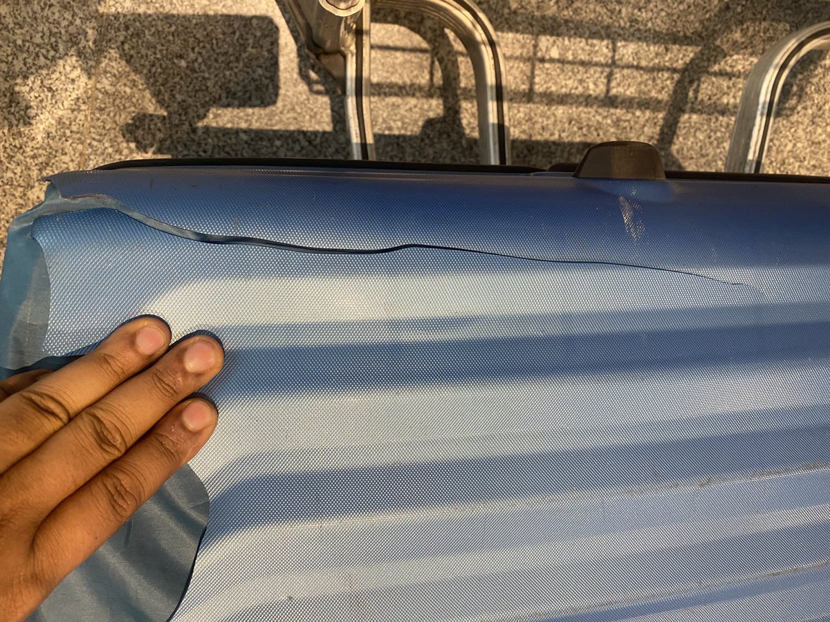 pavan03124's tweet photo. @airasia Is this how you handle baggage?
I was forced to carry mine outside the airport and walk.
This is unacceptable.
Report ID: DPRDADAK120850009FT https://t.co/GgOcnashoZ