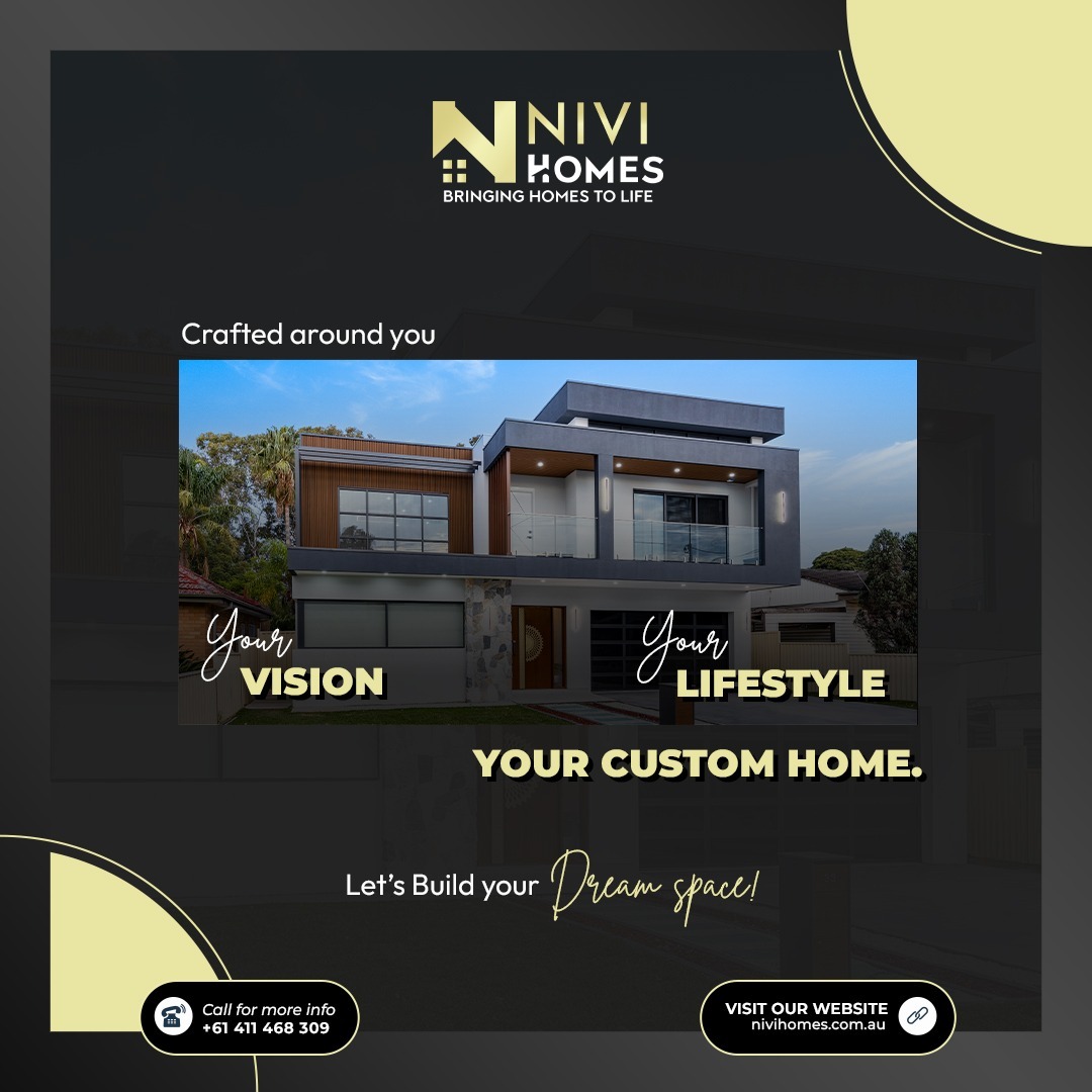 NiviHomes's tweet photo. At Nivi Homes, we don’t just construct houses—we co-create your vision. Our custom homes are tailored to reflect your personality, budget, and lifestyle. Start your journey to a custom-built home today.
#NiviHomes #CustomHomeBuilders #DreamHomeDesign #HomeWithPersonality https://t.co/NZnG3uAKcX