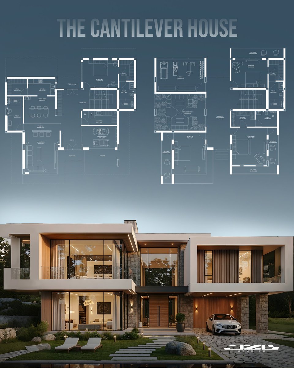JZBstudioz's tweet photo. The Cantilever House – Where Design Meets Structural Precision

#Architecture #CantileverDesign #StructuralEngineering #SteelStructure #ModernArchitecture #JZBStudioz https://t.co/DPJvycAxFQ