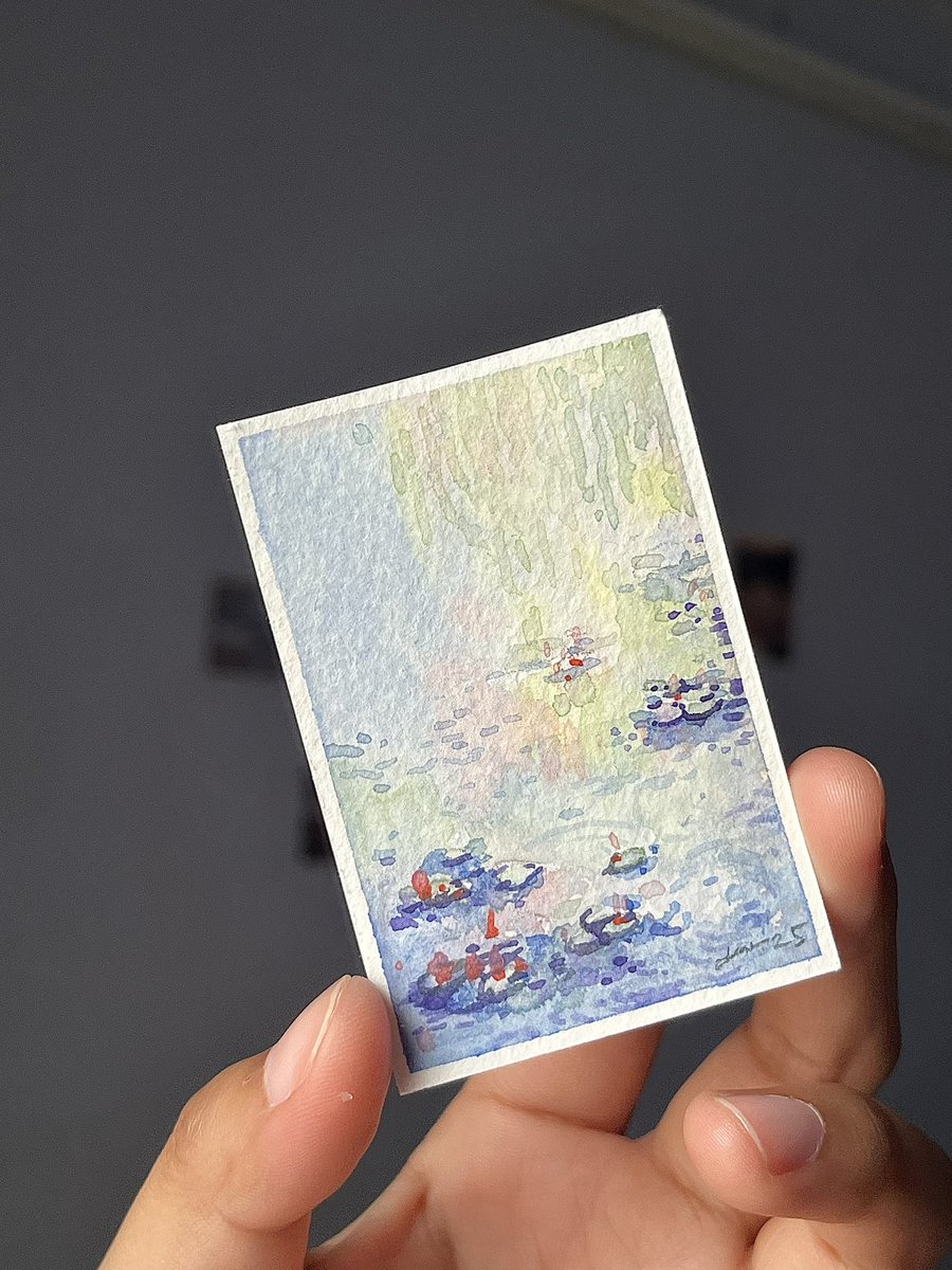 วันนี้มีงานจิ๋วมาปล่อยค้าบบบ
-
👻น้องเป็นสีน้ำจิ๋วขนาด 2 x 3 นิ้วนะคะ
💗ถูกวาดขึ้นจากความสดใส✨
💸150.- / ชิ้นงาน free shipping naka
-