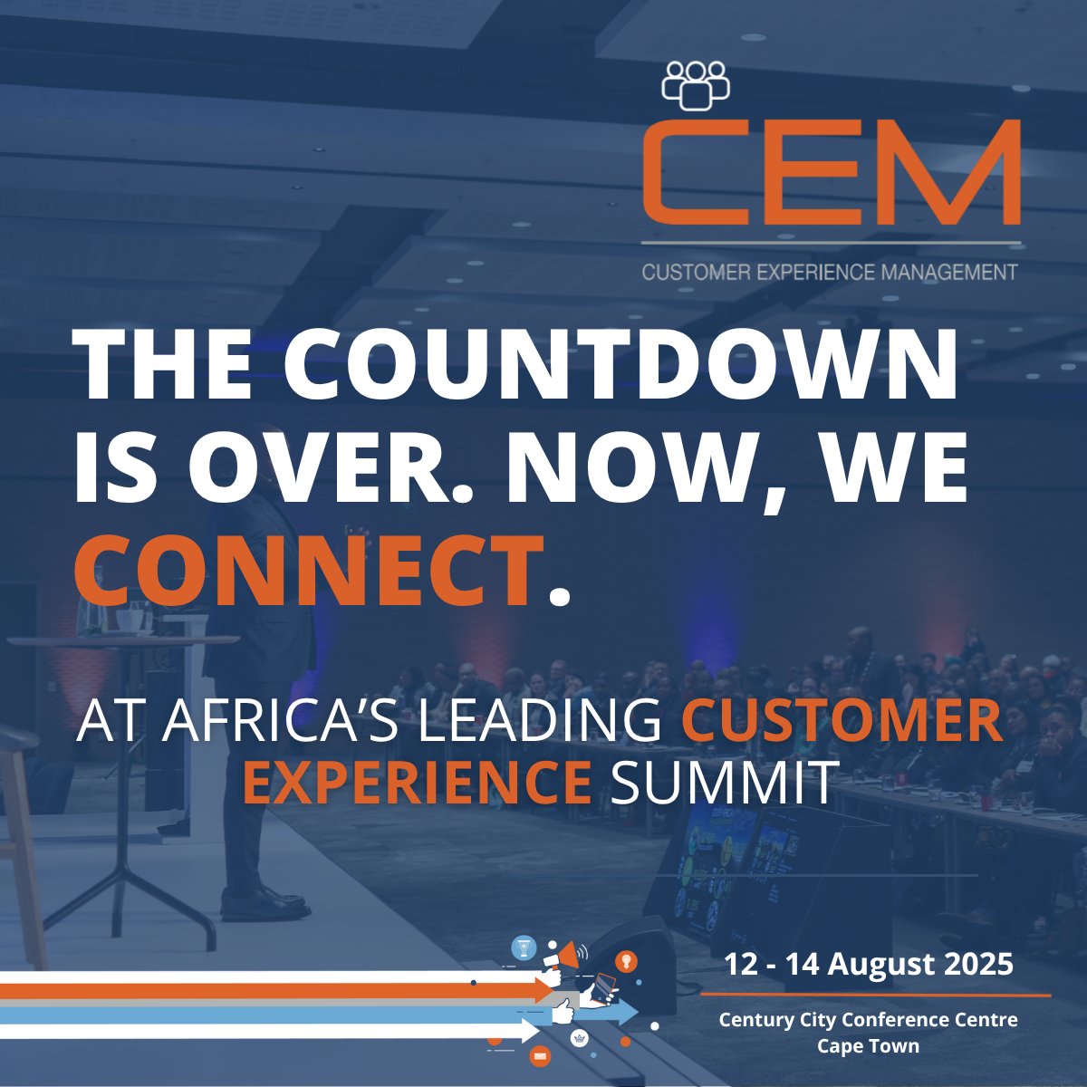 🎉 It’s happening. CEM Africa 2025 starts today!

 CX leaders, solution providers, and innovators from across the continent are coming together to share, learn, and lead.

#CEMAfrica #TodayIsTheDay #CXStartsNow #CustomerExperience #LiveFromCapeTown #CXAfricaLive #CXSummit2025