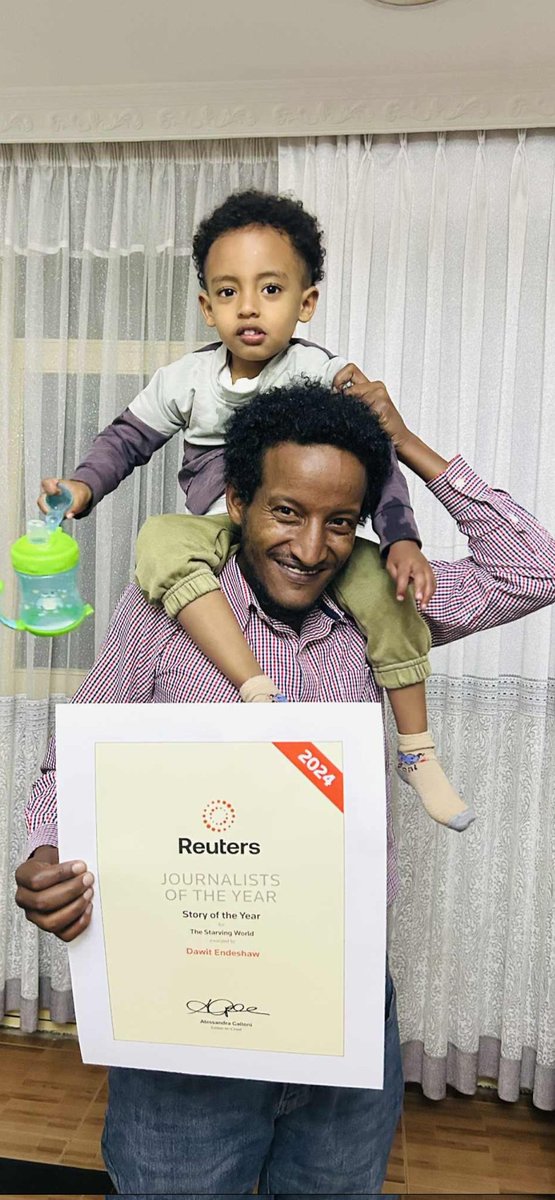 Honored to share this award with Reuters’ "The Starving World" team. #TeamEffort #JournalismMatters