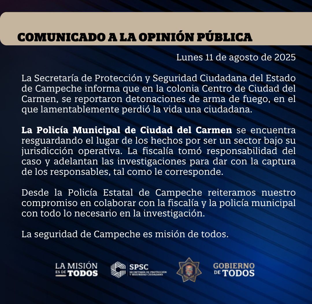 🚨 COMUNICADO OFICIAL 🚨
11/08/2025