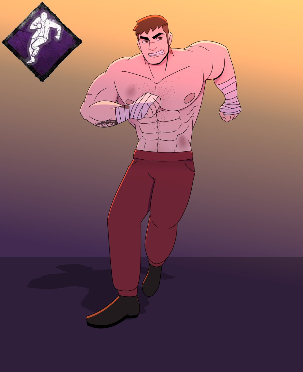 RaeMarkLee's tweet image. Commission Complete David King in DBD for
@Ehmatus

#bara #commission #cartoon #anime #artwork #dbd #DeadbyDaylight #davidking  #drawing #dbdfanart #springtrap