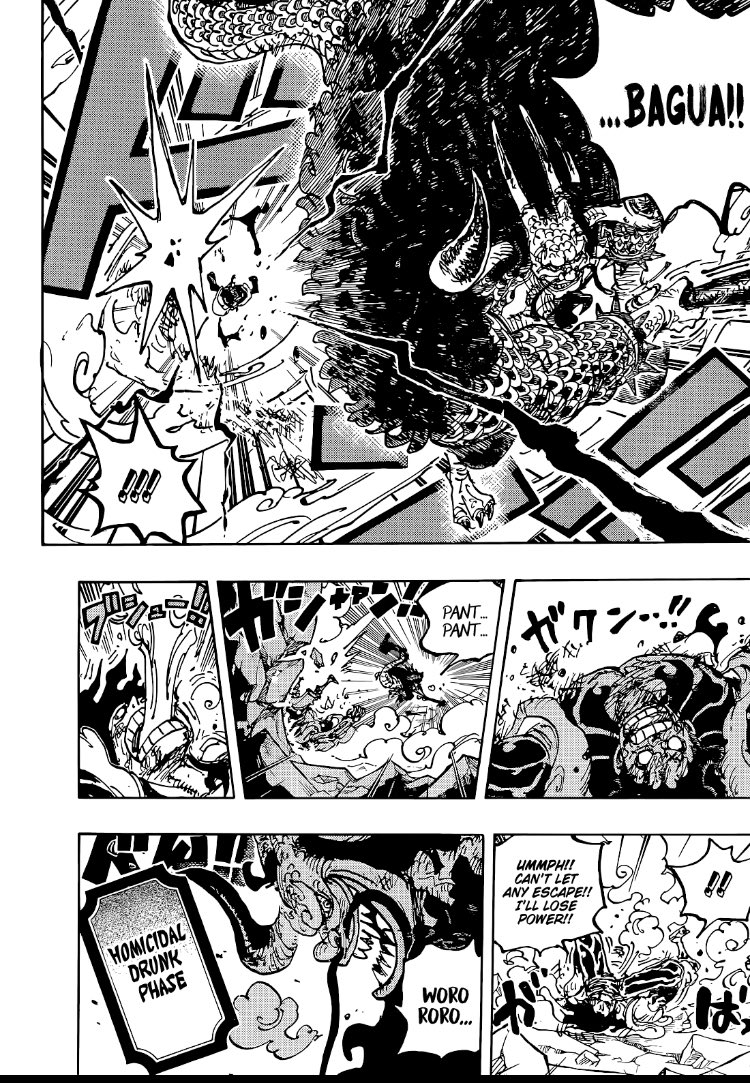 sogeking6789's tweet photo. @SmanKyle @OfBuffalo85012 Kaido accelerated Luffy’s gear 5 timer with Ragnaraku that why you see luffy in gear 5 on the ground before detransforming.

Strong attacks worsen stamina. We seen this multiple times with luffy https://t.co/2DGjXgCsLN