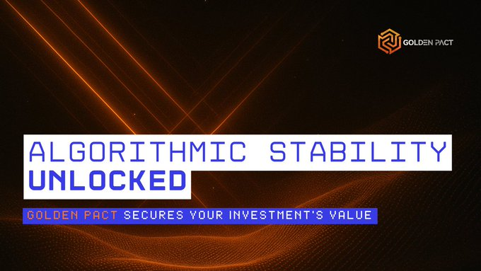goldenpact_got's tweet photo. 🚀 Stability meets innovation! Golden Pact uses advanced algorithms to ensure token value stays resilient in volatile markets. Discover the future of stable crypto investments.

#GoldenPact #AlgorithmicStability #StableCrypto https://t.co/vnxrOtuFVm