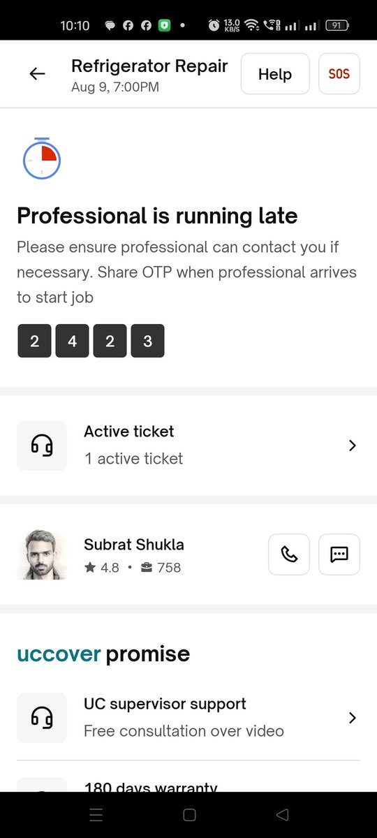 MnnitRavi's tweet photo. @UC_Assist @abhirajbhal @jagograhakjago @varunkhaitan @abhirajbhal @varunkhaitan @UC_Assist @jagograhakjago Shit at it peak...Plz see the attached screenshots...2 months...no resolution..Ur team can't change the technician in 2 months despite continuous complaints and evidences provided by me.... https://t.co/iWD8ifOVMR