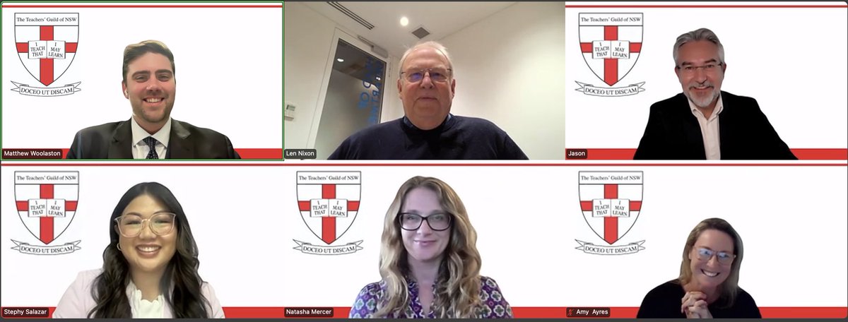 👏 Huge thanks to The Teachers’ Guild of NSW in leading an inspiring discussion on mentoring, coaching &amp; leadership with our outstanding panel.

<a href="/tgnsw/">Teachers' Guild NSW</a> <a href="/NSWEducation/">NSW Dept of Education</a> <a href="/CathSchoolsNSW/">Catholic Schools NSW</a> <a href="/dizdarm/">Murat Dizdar</a> <a href="/pruecar/">Prue Car MP</a> <a href="/smh/">The Sydney Morning Herald</a> <a href="/ptcnsw/">PTC NSW</a> <a href="/LilaMularczyk/">💧Lila Mularczyk OAM JP FACE FACEL💗🌈</a> <a href="/AIPNSW/">AU Inst. of Phys NSW</a> #mentoring #coaching