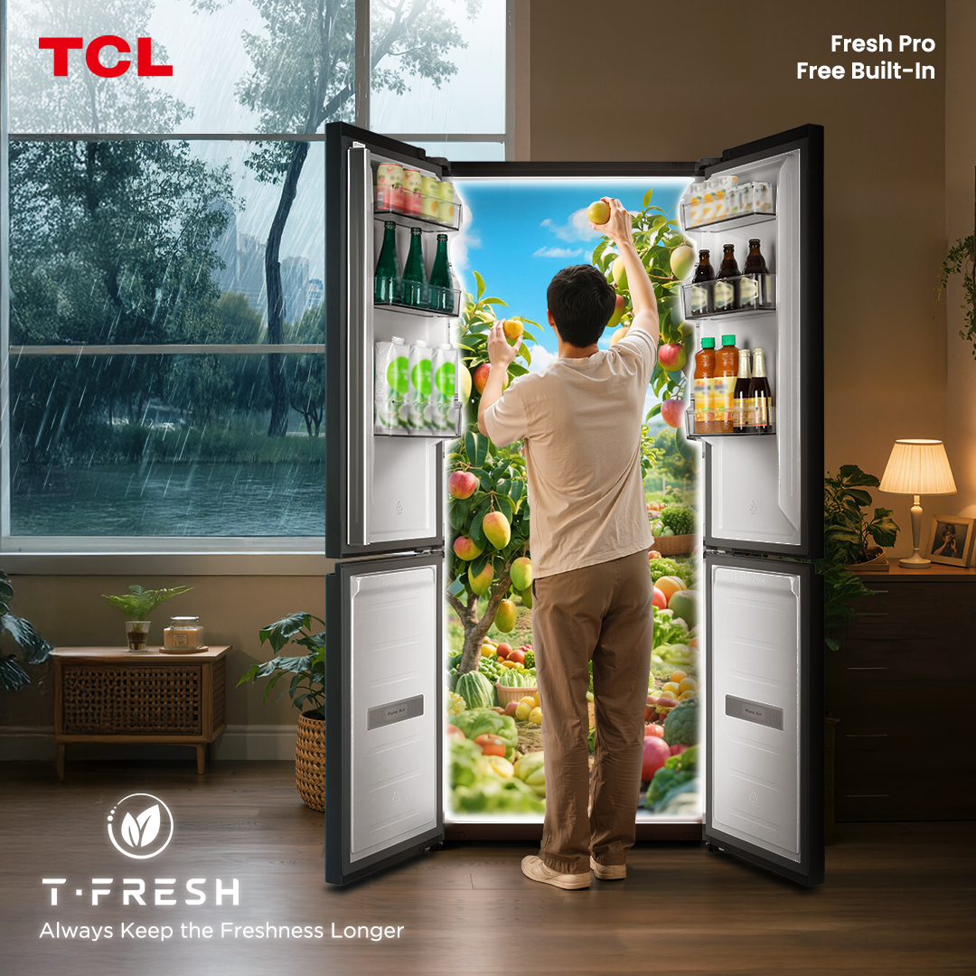 Taste the difference of perfectly preserved freshness. With T-Fresh Technology, your ingredients stay at their peak for longer, reducing spoilage and keeping your kitchen stocked with goodness. 

#TCLPerfectFitUltraFresh #TCLFreeBuiltInRef #TCLInspireGreatness #TCLPhilippines