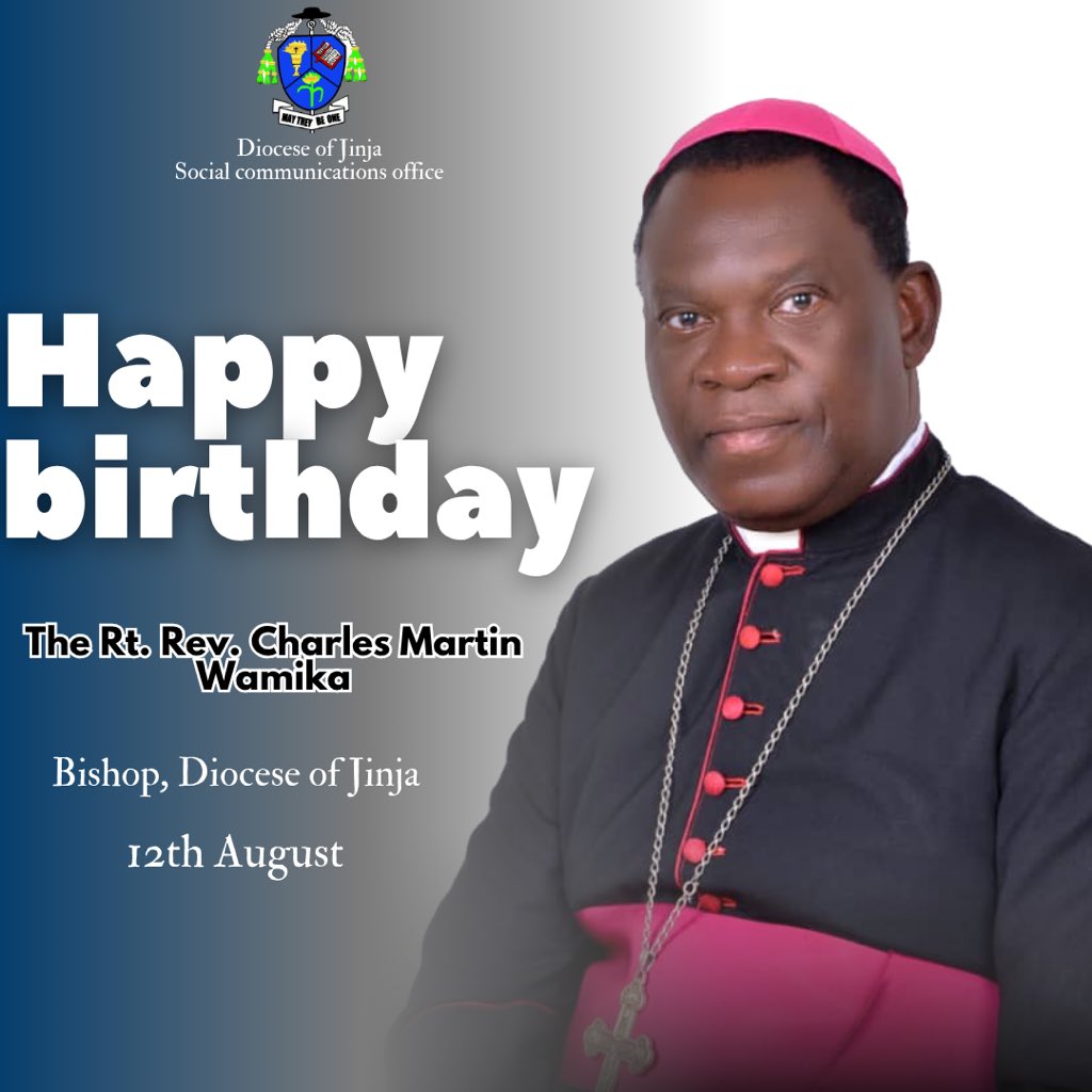 DioceseJinja's tweet photo. Happy birthday to our Bishop, The Rt. Rev. Charles Martin Wamika https://t.co/rXibDsM7tw