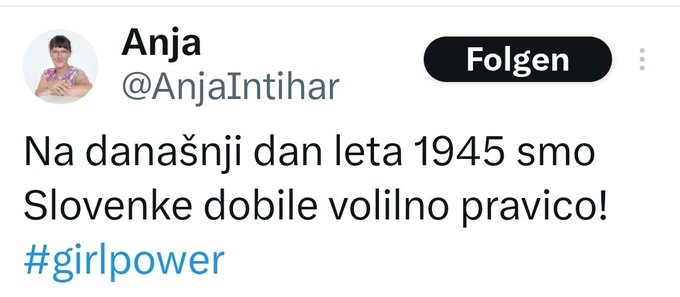 krava debilna, 1945 smo vsi Slovenci izgubili volilno pravico in dobili diktaturo partije.