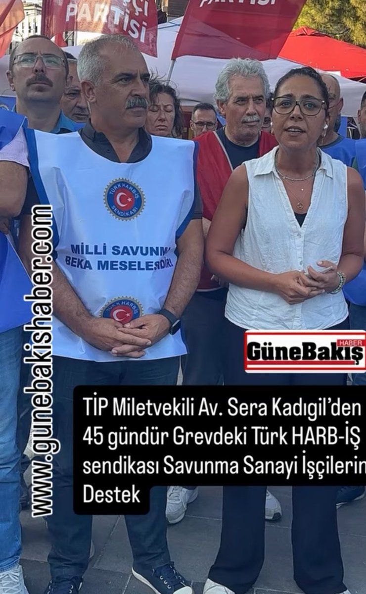 harbistanbul's tweet photo. Yazılı medya da Emek ve Dayanışma çadırında, Savunma Sanayi işçisinin sesi olan İstanbul Milletvekilimiz @serakadigil'in ziyareti yayınlandı. https://t.co/bYo5TsTi2a