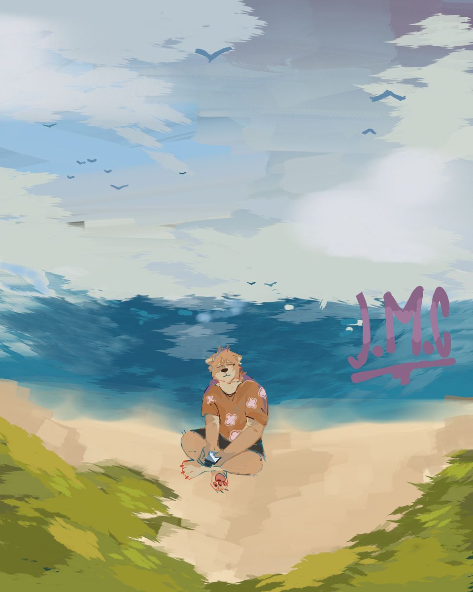 jose_tftf_fur's tweet photo. Beach day #artwork #furry #furryarts #bech #fyu #digitalart #ilustração #illustrationart #art #furro #furry https://t.co/UV1B9CP2Gu