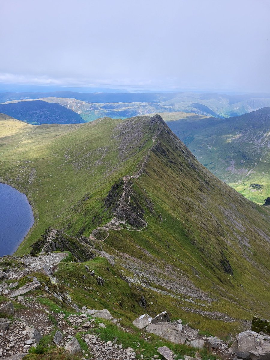 Dazhit1967's tweet photo. Helvellyn via striding edge https://t.co/NgSN5llFH4
