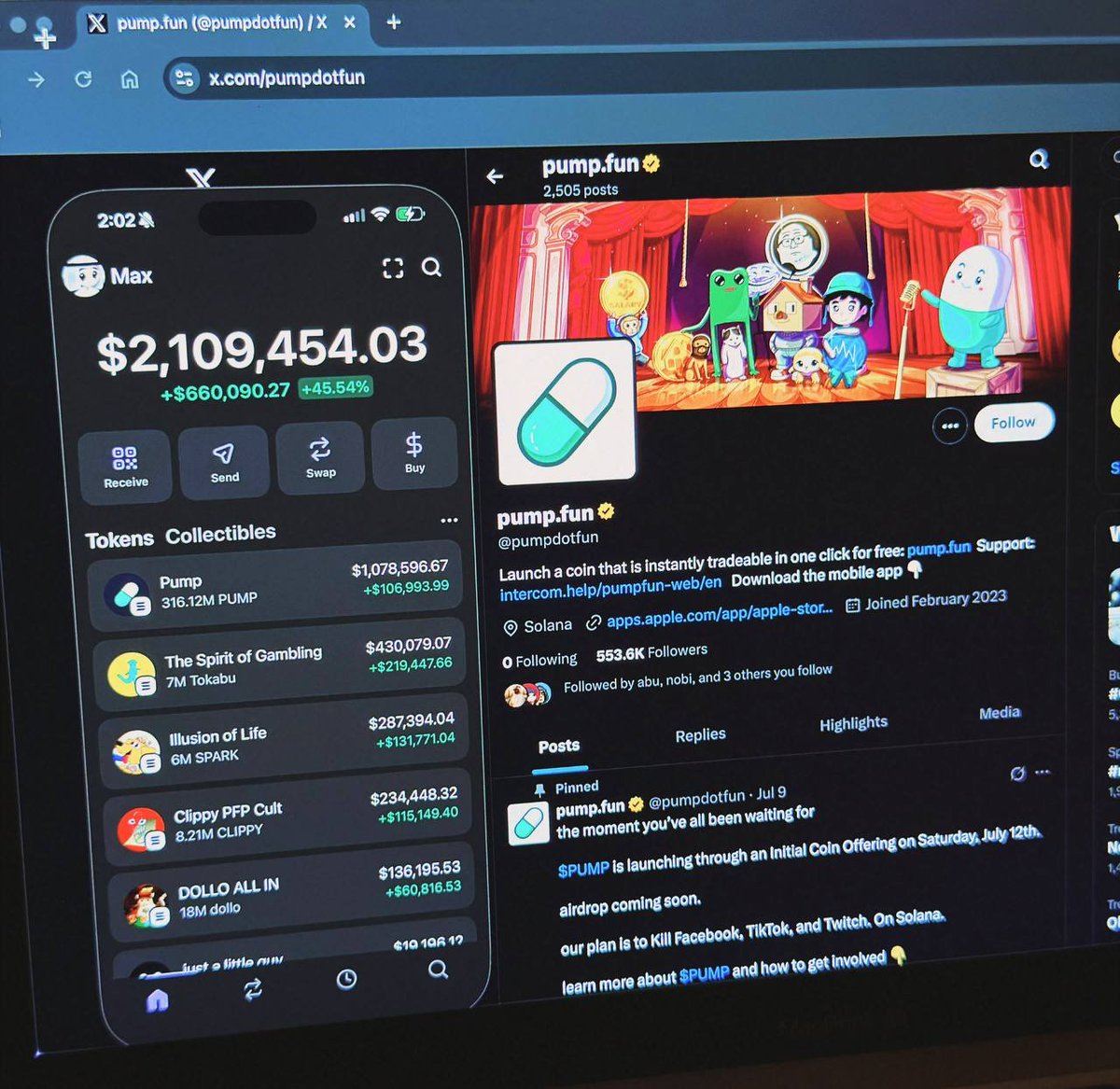 Cryptodiane's tweet photo. Finally made over $2,000,000 from solana memecoins 🔥

Giving away $25,000 dollars (yes,for real) among the first 2️⃣0️⃣0️⃣0️⃣ people to follow 🔔, retweet and Like !

Drop your SOL address ! https://t.co/KyQJy9PIVT