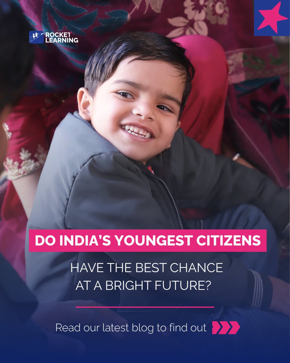 learning_rocket's tweet image. On #InternationalYouthDay, we’re asking the urgent question: Are we unlocking the potential of our youngest citizens?👉 Read our #latestblog to see why investing early is the smartest move for India’s future: rocketlearning.org/before-they-le…
