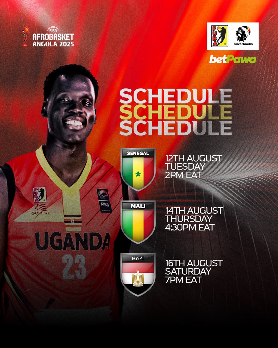 Our Silverbacks play today against Senegal. Let's show some love

#Afrobasket2025