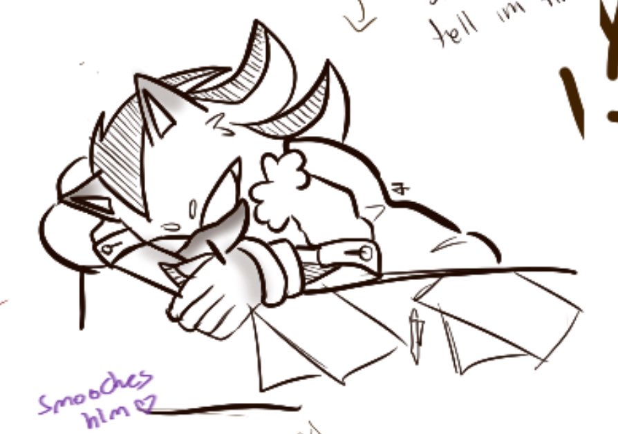 sonictisms's tweet photo. eepy shadow on the magma. sonic gave him the blanket
#CoffeeStudyAU https://t.co/yBJUNCn02N