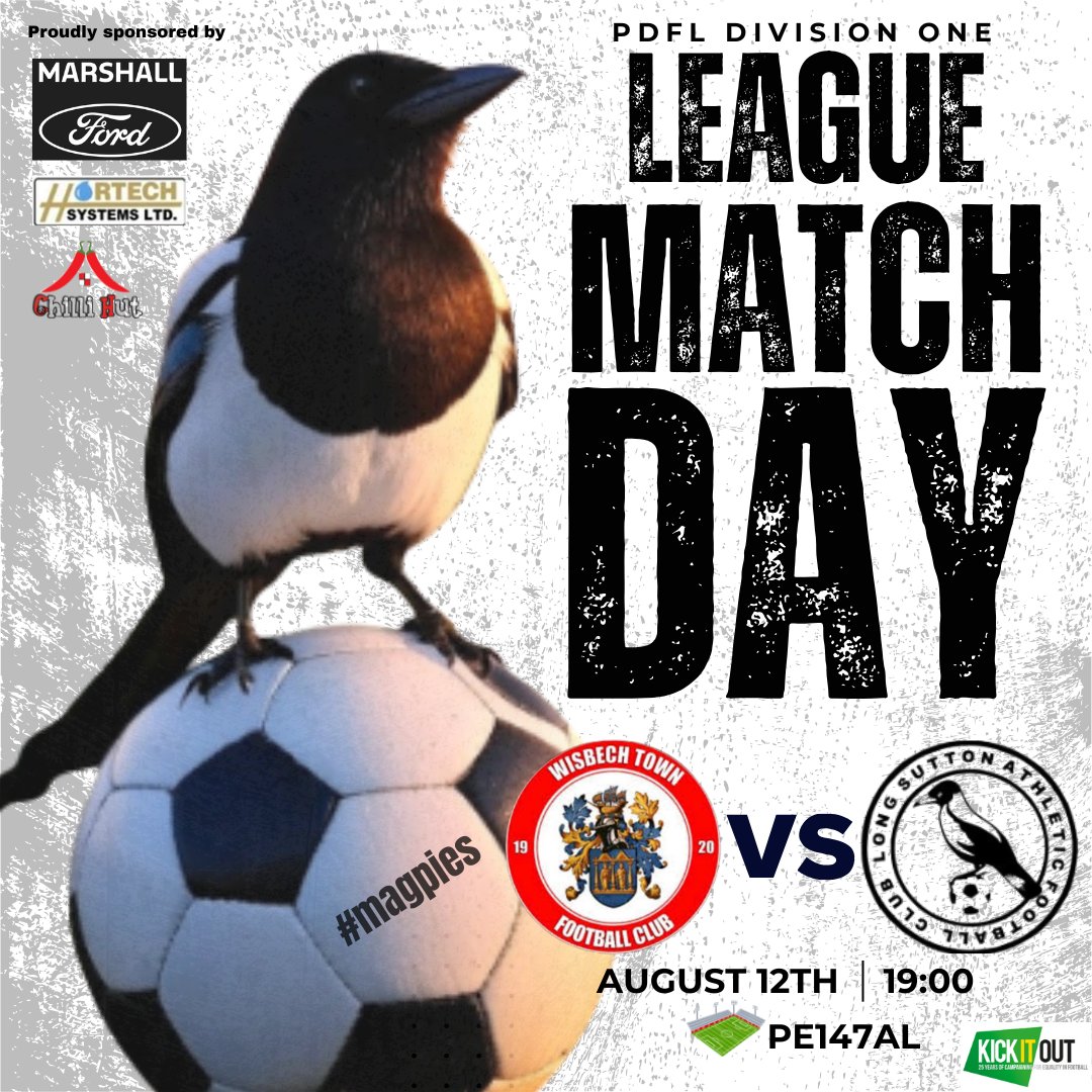 Lsafc84's tweet photo. ⚫⚪MATCH DAY!⚪⚫
It's arrived - Match Day #1
🆚 @WisbechTownRes
🏟️ PE147AL
⏰ 7pm kick off
ℹ️ Live match day updates on our X & Facebook pages this evening, give us a follow if you don't already!
#longsuttonafc #magpies @PDFLUK @fenlandcit @spaldingsport https://t.co/mOsKkOPJUt