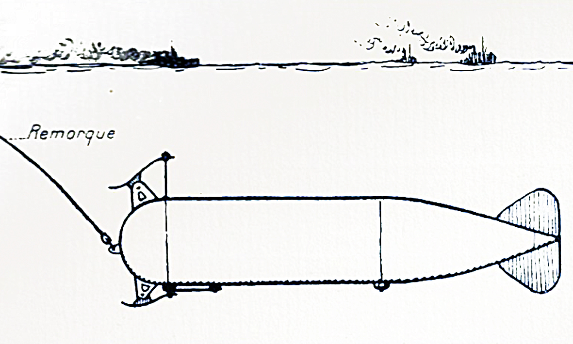 La production en série de la mine remorquée « Marseillaise » ou 3B conçue par le capitaine de vaisseau Louis EXELMANS est lancée à Brest le 16 août 1915.
Cet engin ASM sera embarqué sur les petites unités jusqu'en 1918 : plus réussie, la « Ginocchio » italienne lui succèdera.