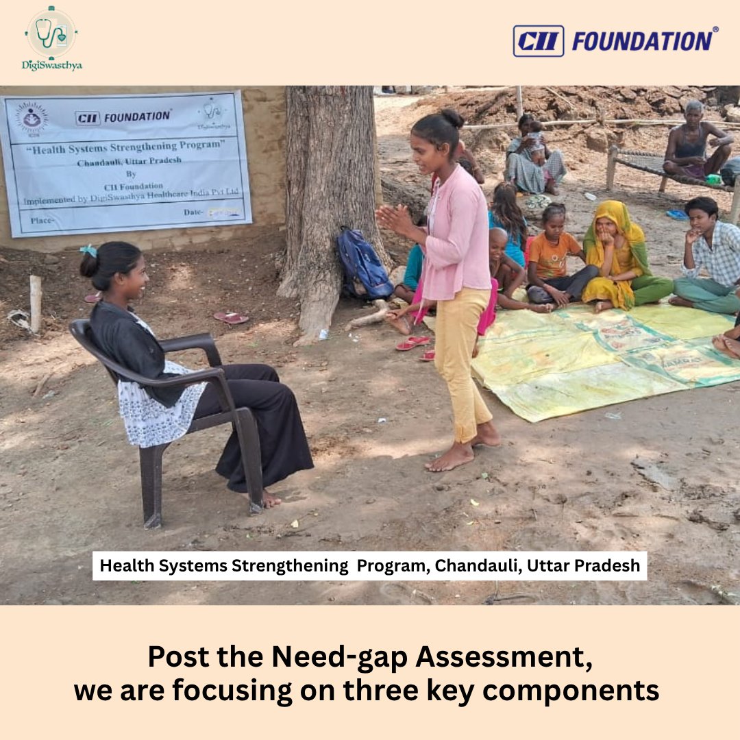 CII Foundation (@ciifoundation) on Twitter photo Our Health Systems Strengthening Program in Chandauli district anchored on three key pillars following the need-gap assessment — Capacity Building, Community Mobilization & Advocacy and Infrastructure Upgrades.
In partnership with <a href="/DigiSwasthya/">DigiSwasthya Foundation</a>, we’ve moved from insight to action Our Health Systems Strengthening Program in Chandauli district anchored on three key pillars following the need-gap assessment — Capacity Building, Community Mobilization & Advocacy and Infrastructure Upgrades.
In partnership with <a href="/DigiSwasthya/">DigiSwasthya Foundation</a>, we’ve moved from insight to action