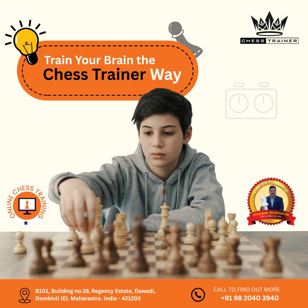 Chess_trainer91's tweet image. With 30+ years of coaching experience, FIDE Instructor Dhanesh Shrikhande 🏆brings world-class training to players of all levels 🎯.

✅ Proven techniques
✅ Personalized coaching
✅ Results-driven approach

 #MasterTheGame #OnlineChessClass #ChessTrainer